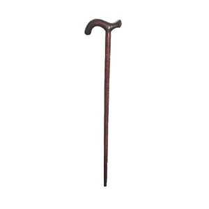 Vintage Old Age People Wooden Walking Support Stick Decorative With Symbols  - Picture 1 of 6