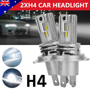 2x H4 LED Headlights Globes Car Auto Bulbs Kit Conversion Lamp High Low Beam 12V