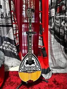 Greek Bouzouki with SOFTCASE & PICK UP & TUNER & 300 BACKING TRACK WITH SCORES - Picture 1 of 5