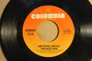 CRYSTAL GAYLE---THE BLUE SIDE   (1980. COUNTRY TOP SONG) - Picture 1 of 2