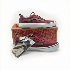 VANS Kyle Walker Pro Skateboard Shoes Red Dalia W 8 M 6.5 NIB Burgundy Suede - Picture 1 of 11
