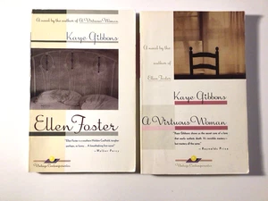 2 Kaye Gibbons Books:  A Virtuous Woman & Ellen Foster (PB Books) - Foto 1 di 7