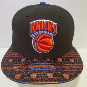 New Era 9Fifty New York Knicks Satin Specialty Snapback Size M/L Black HWC Print - Picture 1 of 8
