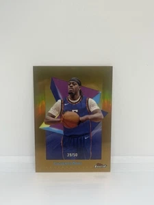 2024-25 Topps Finest Luguentz “Lu” Dort Common Gold Refractor /50 Thunder - Picture 1 of 2