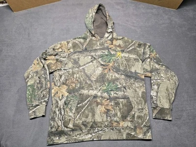 Browning Men's XL Realtree Edge Camouflage Hooded Sweatshirt - Image 1 of 4