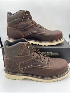 Irish Setter Red Wing Kittson Steel Toe Work Boots Brown Leather Mens Size 14 D - Picture 1 of 6
