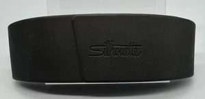 Silhouette Brillenetui nur Hardcase schwarz klein Flip Top magnetisch - Bild 1 von 9