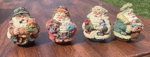 ROMAN 1993 AMERICAN SANTAS THROUGH THE DECADES ROLY POLY ORNAMENT - Picture 1 of 10