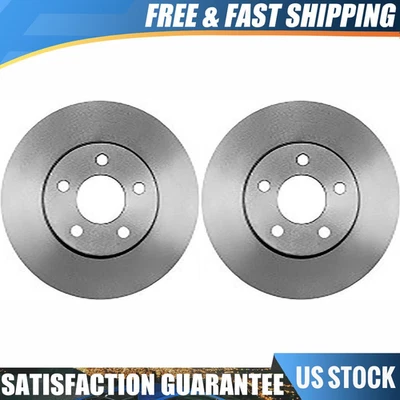 2 передних тормозных ротора Brembo подходят для Dodge Neon 2000-2001 Plymouth Neon 2000-2005 годов выпуска - Изображение 1 из 4