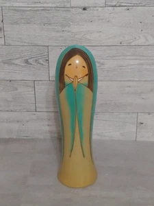Usaburo japanische Kokeshi Puppe 7,5 Zoll hoch Jungfrau Maria katholisch Seibomaria hergestellt in Japan - Bild 1 von 8