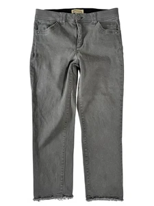 Democracy grau hoch geschnitten "Ab" Technologie gerades Bein Denim Jeans Damen 14 - Bild 1 von 24