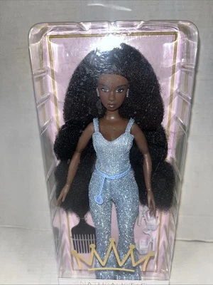 Модная кукла Naturalistas Liya 11,5 дюйма, афроамериканка, длинные волосы, синий наряд - Изображение 1 из 2