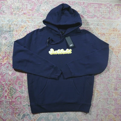 SNS World Chenille Hoodie Navy M RRP £120 Patta Consortium Undefeated Union End - Image 1 of 4