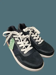 Lands End Upper Leather Errand Runner Laced Up Comfy Active Sneakers Men 12D - Picture 1 of 11