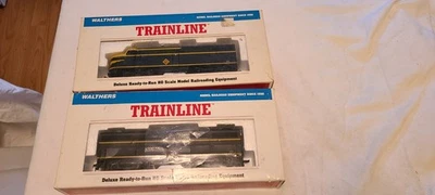 WALTHERS Trainline Alco FA-1 & FB-1 Locomotive Set ERIE 729-A 732-B In Boxes - Image 1 of 4