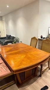 Dining Table with 4 Chairs, Extendable Table - Picture 1 of 4