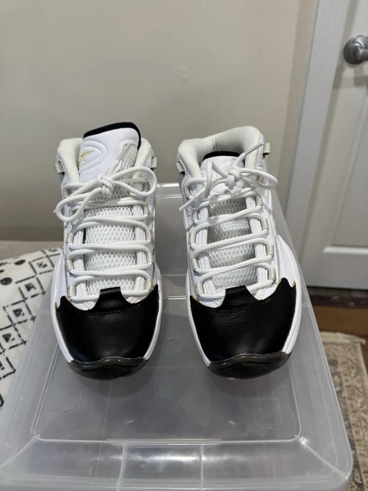 Size 9 - Reebok Question Mid Respect My Shine - Image 1 of 4
