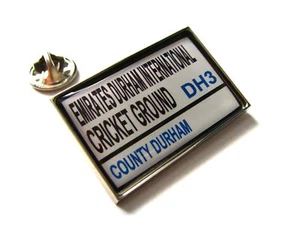 DURHAM COUNTY STREET ROAD SIGN LAPEL PIN BADGE GIFT - Picture 1 of 1