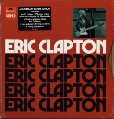 ERIC CLAPTON 50TH ANNIVERSARY DELUXE EDITION 4 CD's Box Set with 24 Page Book - Image 1 of 4