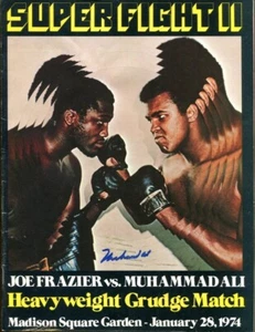 Muhammad Ali Signed Onsite Program Autographed 1974 Joe Frazier Beckett BAS - Picture 1 of 8