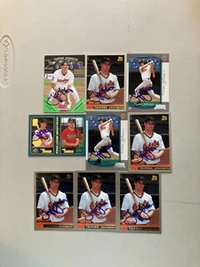 Tripper Johnson (lote de 9 tarjetas autógrafos) Baltimore Orioles + - Imagen 1 de 1