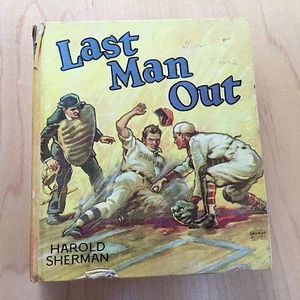 LAST MAN OUT  Saalfield Publishing 1937 Sports Book - Picture 1 of 7