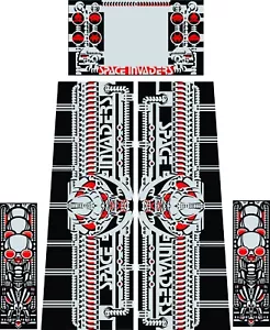 Bally Space Invaders Pinball Machine CABINET Decal Set - Picture 1 of 1
