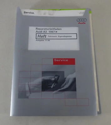 Manual de Taller / Guía de Reparación Audi A3 8L Suspensión Eigendiagnise De ´98 - Imagen 1 de 2