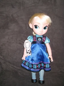 16" ANIMATORS ELSA WITH OLAF RARE DOLL DISNEY - Picture 1 of 2