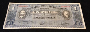 Serie 1915 Chihuahua 1 Peso Note in Fine Condition NICE Collectible Note! - Picture 1 of 2