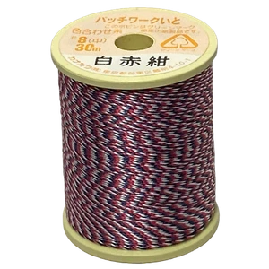 Kanagawa Patchwork 008 Silk Thread, 23 dtex 16x3, 30m, 8 Stunning Patterns - Picture 1 of 13