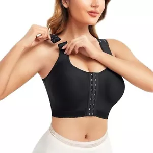 LANCS Adjustable Front Closure Post Surgery Bra Compression Shapewear Top M - Picture 1 of 5