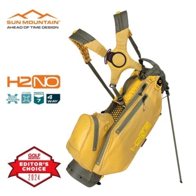 Nuevo bolso de pie Sun Mountain H2NO 4 WAY Lite DORADO Foto 1 de 3