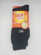 Heat Lockers Black Thermal Sock Warmest Men 7-12 Women 8-13 Cold Feet Elderly