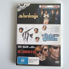 The Birdcage + A Fish Called Wanda + Bandits :  DVD : Region 4