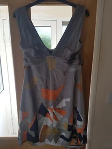 Ted baker dress Grey Size 12 - Picture 1 of 2