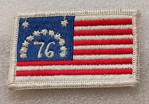 Colonial 1776 Bennington American Revolutionary War Flag Patches New NOS 1970s - Picture 1 of 3