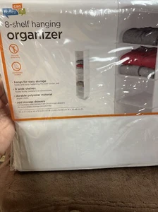 8-Shelf Closet Organizer 12×54 Honey Can Do Shoe/Clothing Organizer New - Picture 1 of 5