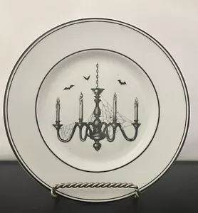 1-Lenox Vintage Halloween Dessert Plate Replacement Porcelain 8” - Picture 1 of 4