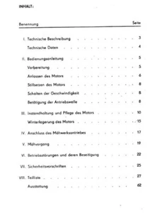 301363 Bedienung MF 70 Ersatzteilliste Motormäher Gutbrod - Bild 1 von 2