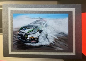 Ken Block Gymkhana greeting card hand made from original painting - Picture 1 of 5