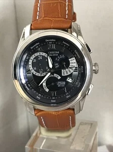 Citizen Herren Eco-Drive Perpetual Calendar Kaliber 8700 Armband Uhr BL8000-54L - Bild 1 von 15