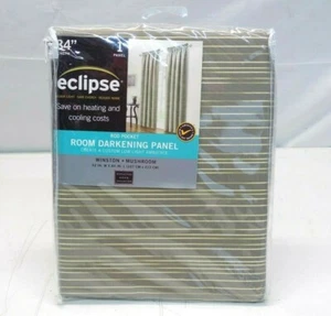 Eclipse Room Darkening Panel Winston Mushroom 42" W X 84" L - Picture 1 of 2