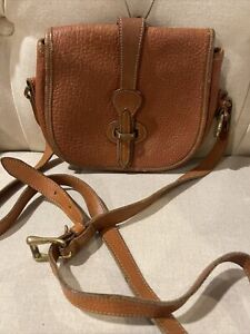 Vintage Dooney and Bourke Small Crossbody Shoulder Saddle Bag  Rare