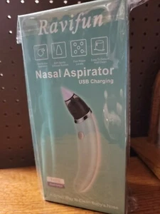 Baby Nasal Aspirator Ravifun Electric Nose Sucker for Newborns/Toddlers 5 Levels - Picture 1 of 6
