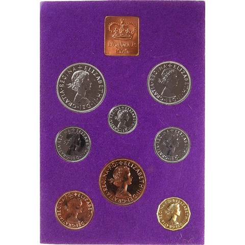 [#1181573] Coin, Great Britain, Set 8 Monnaies., 1970, British Royal Mint, COIN Cover
