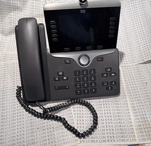 Videoteléfono IP Cisco CP-8865 con cable carbón con soporte y cámara SIN PS - Imagen 1 de 6