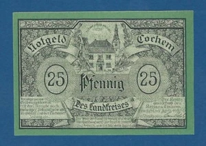 ALEMANIA // GERMANY -- NOTGELD -- COCHEM -- 25 PFENNIG ( 1921 ) -- UNC - Picture 1 of 2