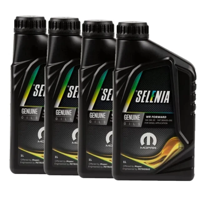 4 LITRI 4LT OLIO MOTORE SELENIA WR FORWARD SAE 0W30 ACEA C2 9.55535-DS1 EURO 6