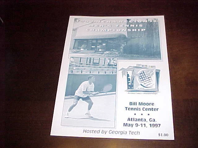 1997 ACC NCAA Region II Men's Tennis Championship Program - Image 1 of 1